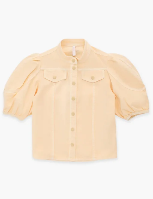 August Utility Denim Top
