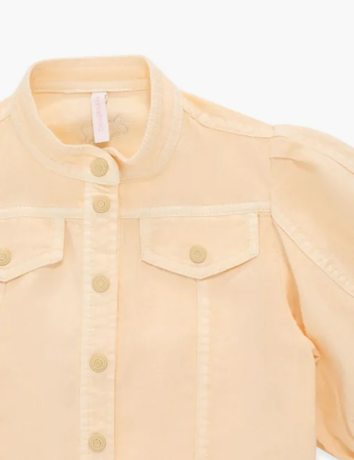 August Utility Denim Top