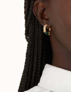 Boltlock Stone Earrings