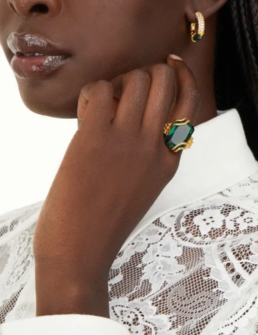 Boltlock Stone Earrings