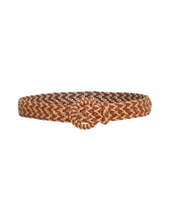 Braided Leather Jean Belt