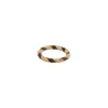 Candy Stripe Pave Ring