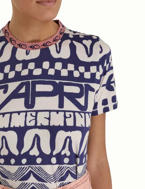 Capri Straight Fit Tee