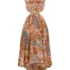 Chintz Asymmetric Dress
