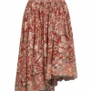 Chintz Asymmetrical Skirt