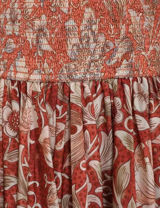 Chintz Asymmetrical Skirt