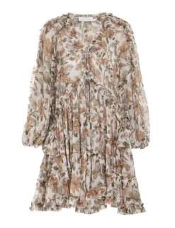 Chintz Billow Frill Mini Dress