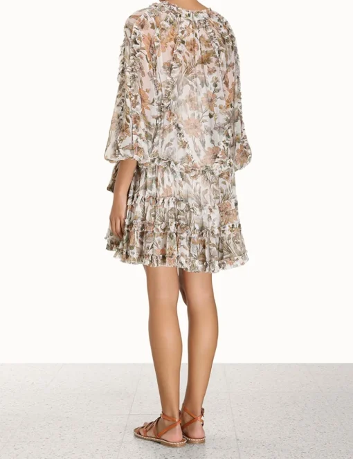 Chintz Billow Frill Mini Dress