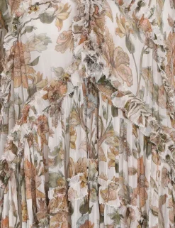Chintz Billow Frill Mini Dress