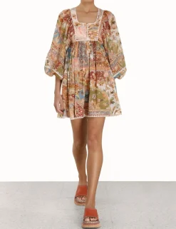 Chintz Billow Mini Dress