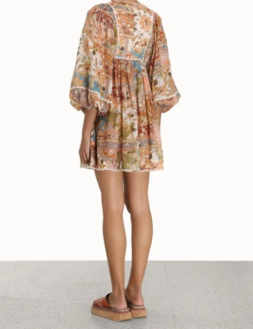 Chintz Billow Mini Dress