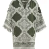 Chintz Hooded Towel Mini Dress
