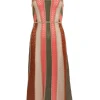 Chintz Panelled Midi Dress