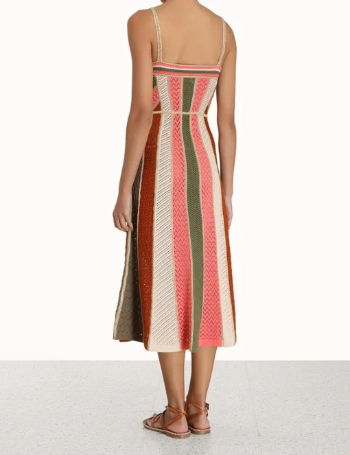 Chintz Panelled Midi Dress