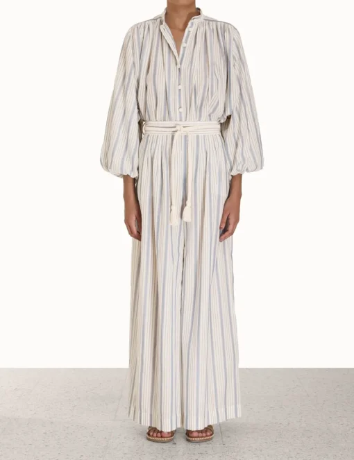 Chintz Striped Billow Blouse