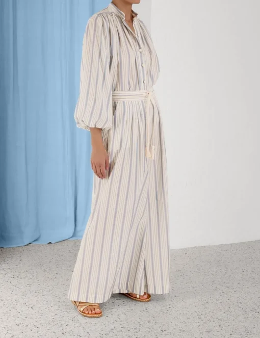 Chintz Striped Billow Blouse