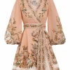 Chintz Wrap Mini Dress