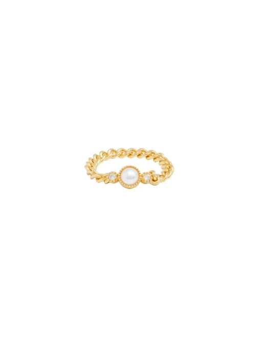 Collage Fine Chain Ring