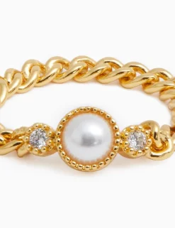 Collage Fine Chain Ring