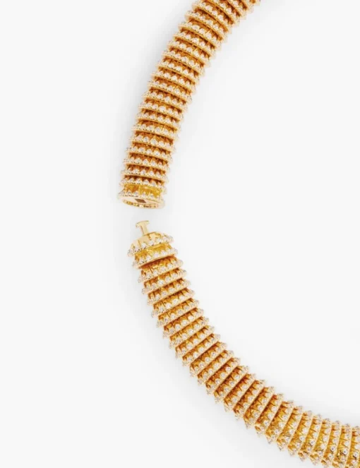 Cone Pave Necklace