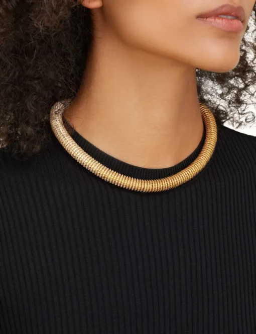 Cone Pave Necklace
