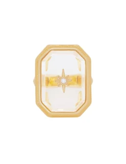 Crystal Signet Ring