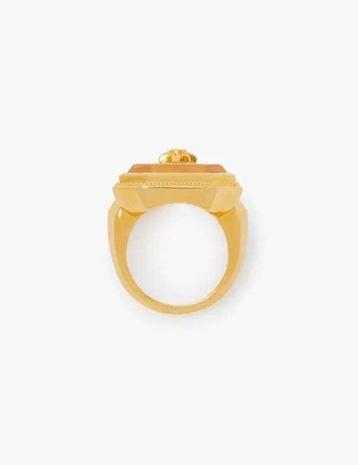 Crystal Signet Ring