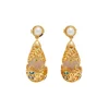 Crystal Tarot Drop Earrings