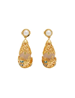Crystal Tarot Drop Earrings