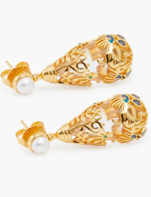 Crystal Tarot Drop Earrings