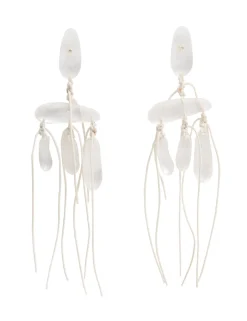 Crystal Tied Rocks Earrings