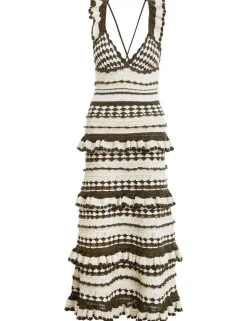 Devi Crochet Frill Dress