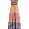 Devi Crochet Spliced Dress