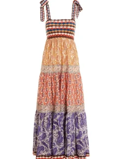 Devi Crochet Spliced Dress
