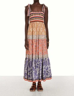 Devi Crochet Spliced Dress