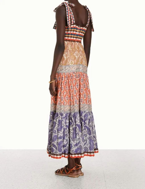 Devi Crochet Spliced Dress