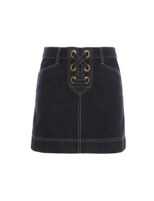 Devi Lace Up Skirt