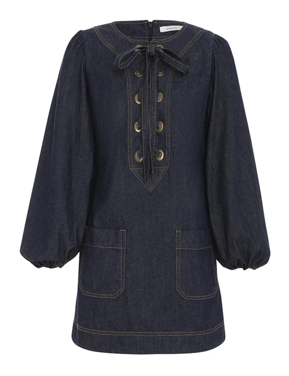 Devi Lace Up Tunic Dress