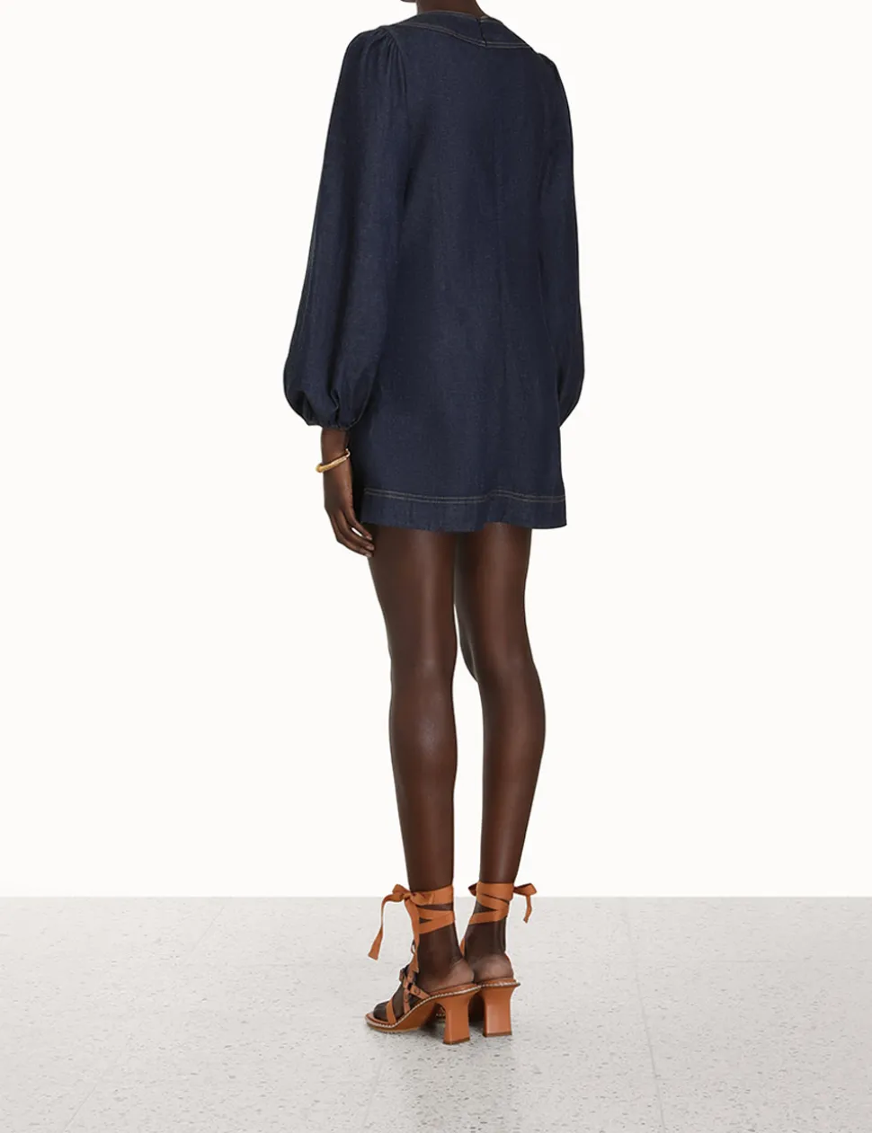 Devi Lace Up Tunic Dress