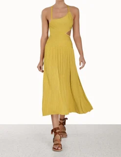 Devi Lurex Midi Dress