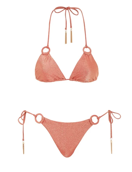 Devi Lurex Ring Tie Bikini