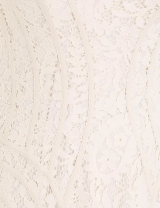 Devi Panelled Lace Midi Dress