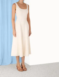 Devi Panelled Midi Dress