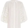 Devi Spliced Billow Blouse