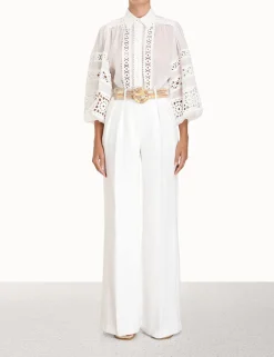 Devi Spliced Billow Blouse