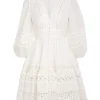 Devi Spliced Billow Mini Dress