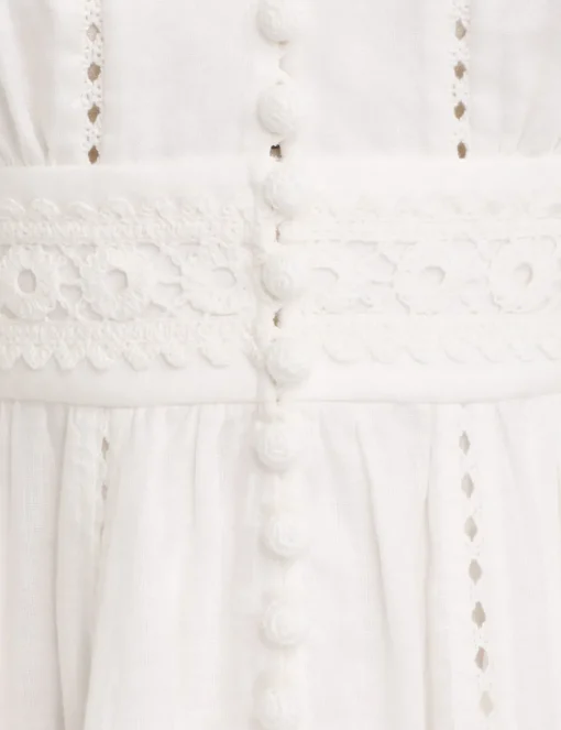 Devi Spliced Billow Mini Dress