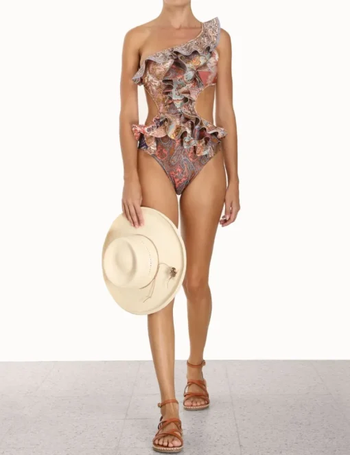 Devi Spliced Ruffle 1Pc