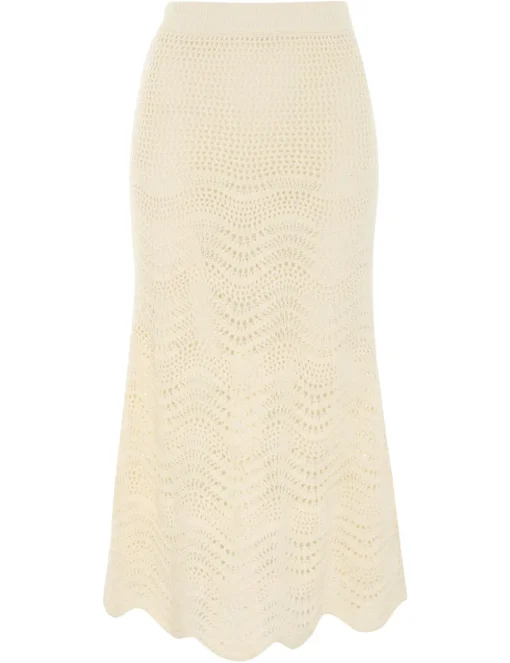 Devi Textured Knit Skirt