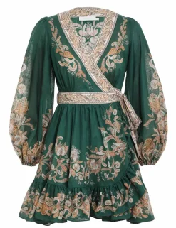 Devi Wrap Mini Dress